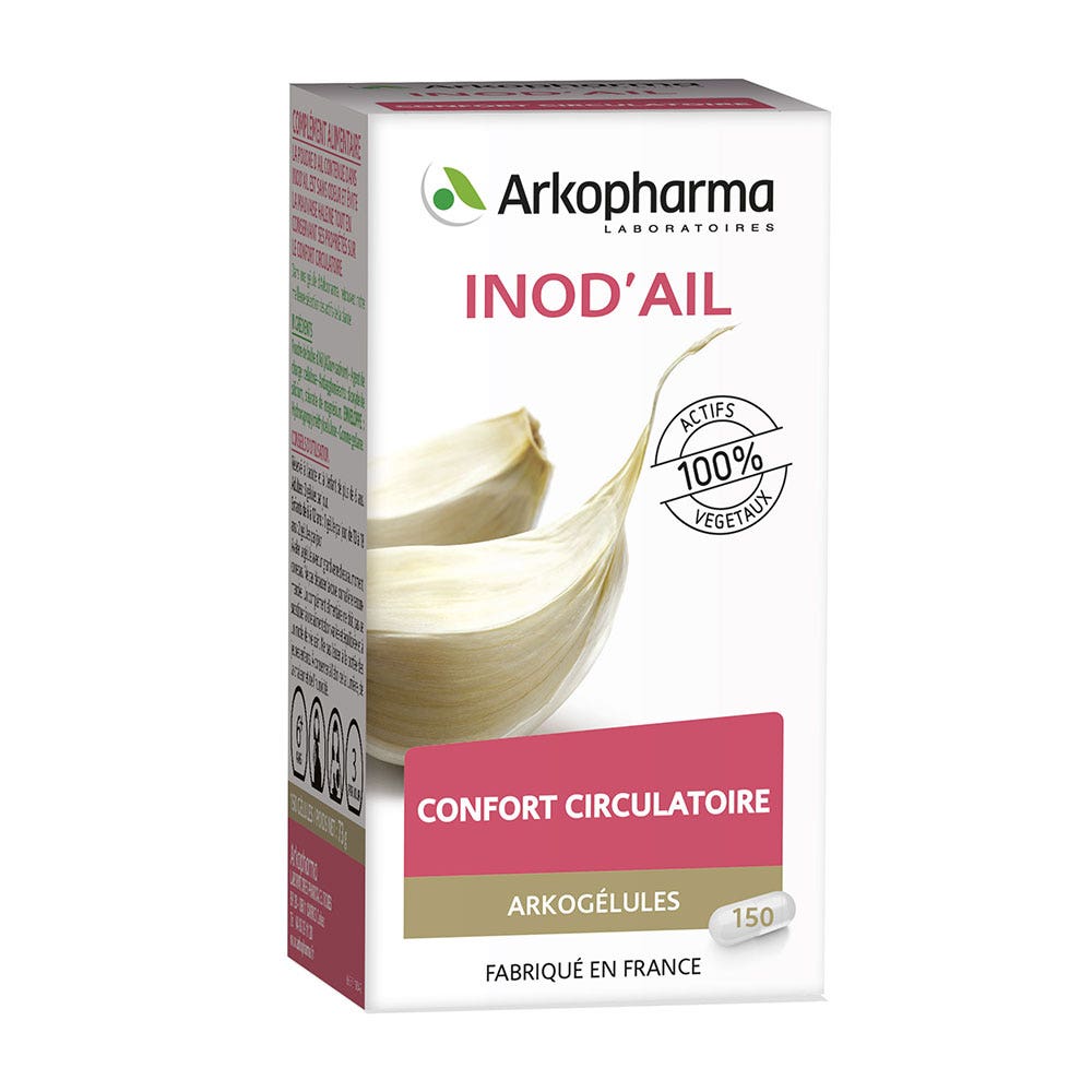 Arkopharma Arkocapsules Inod'ail Organic Garlic 150 capsules