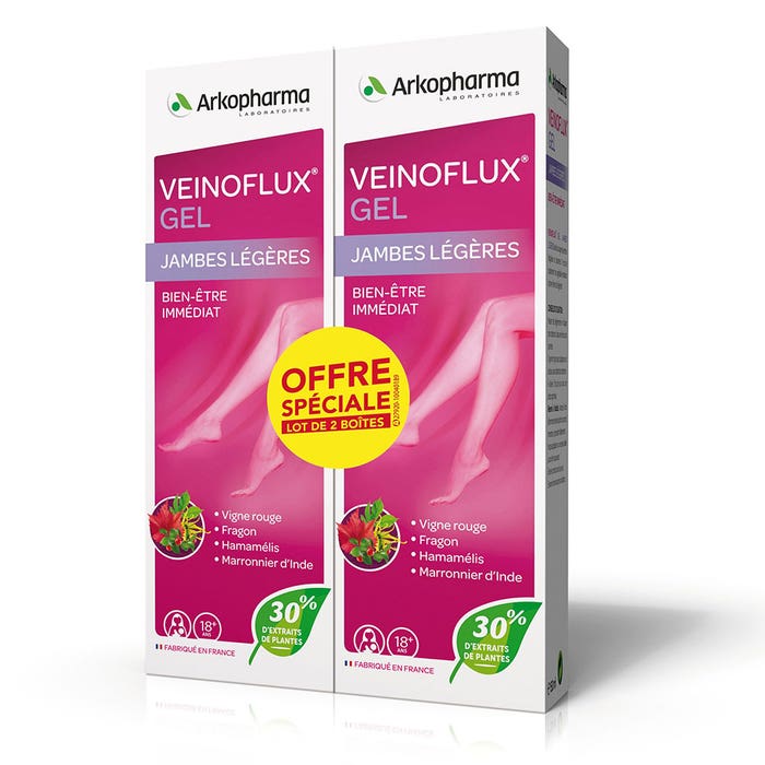 Arkopharma Veinoflux Gel Light Legs 2x150ml