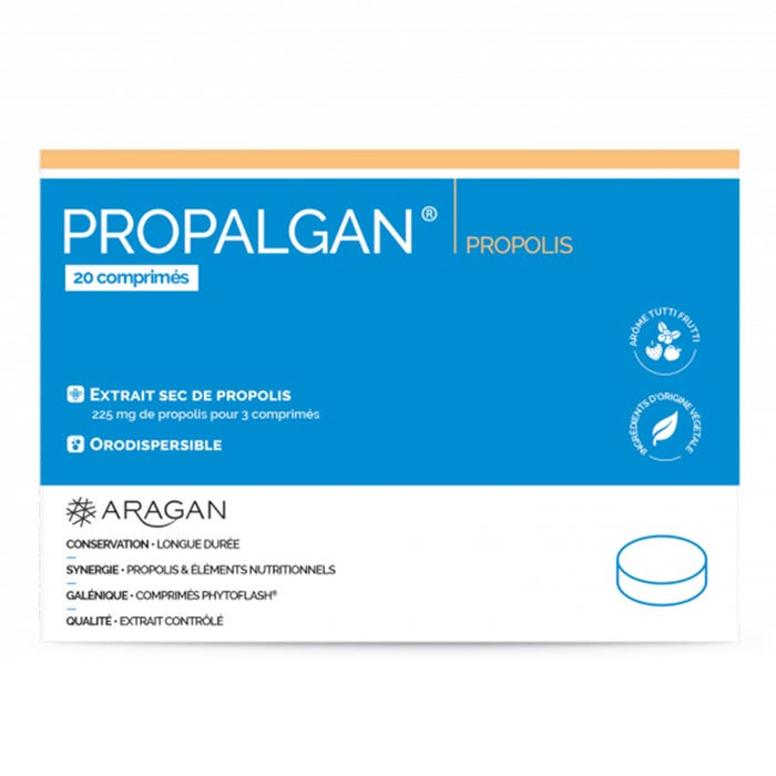 Propalgan Propolis 20 Tablets 70 mg Aragan
