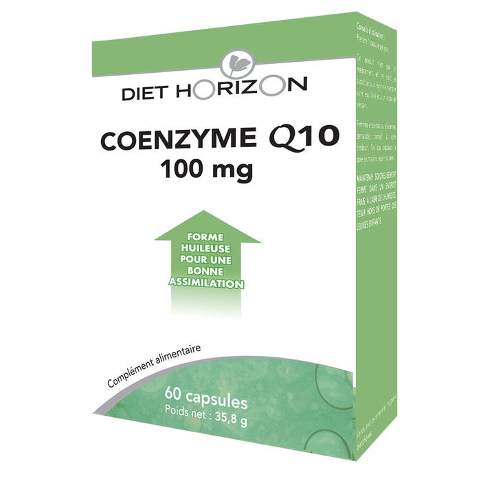 Coenzyme Q10 X 60 Capsules 100mg Diet Horizon