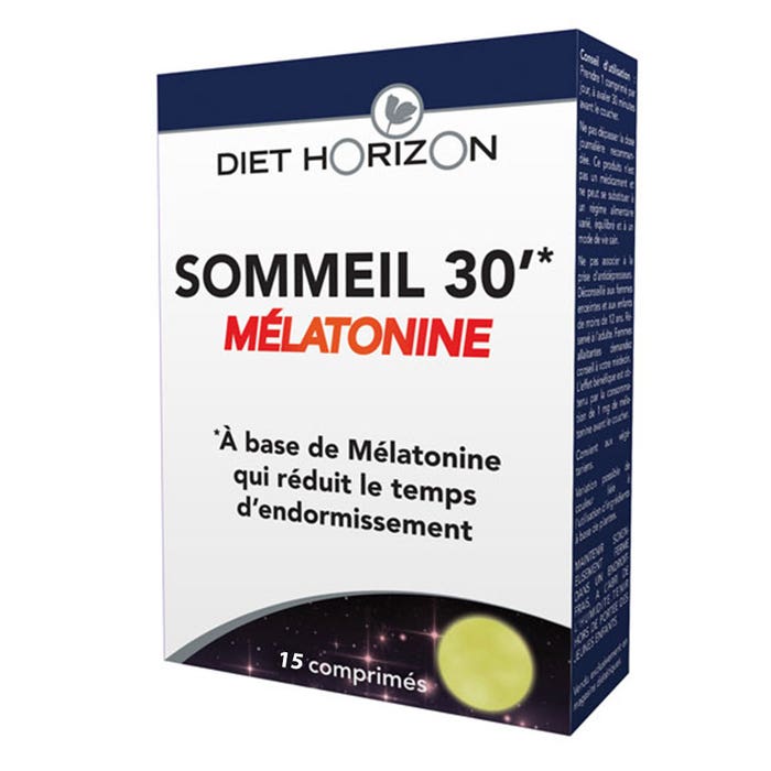 Sommeil 30 Melatonin 15 Tablets Sleep Superdiet Diet Horizon