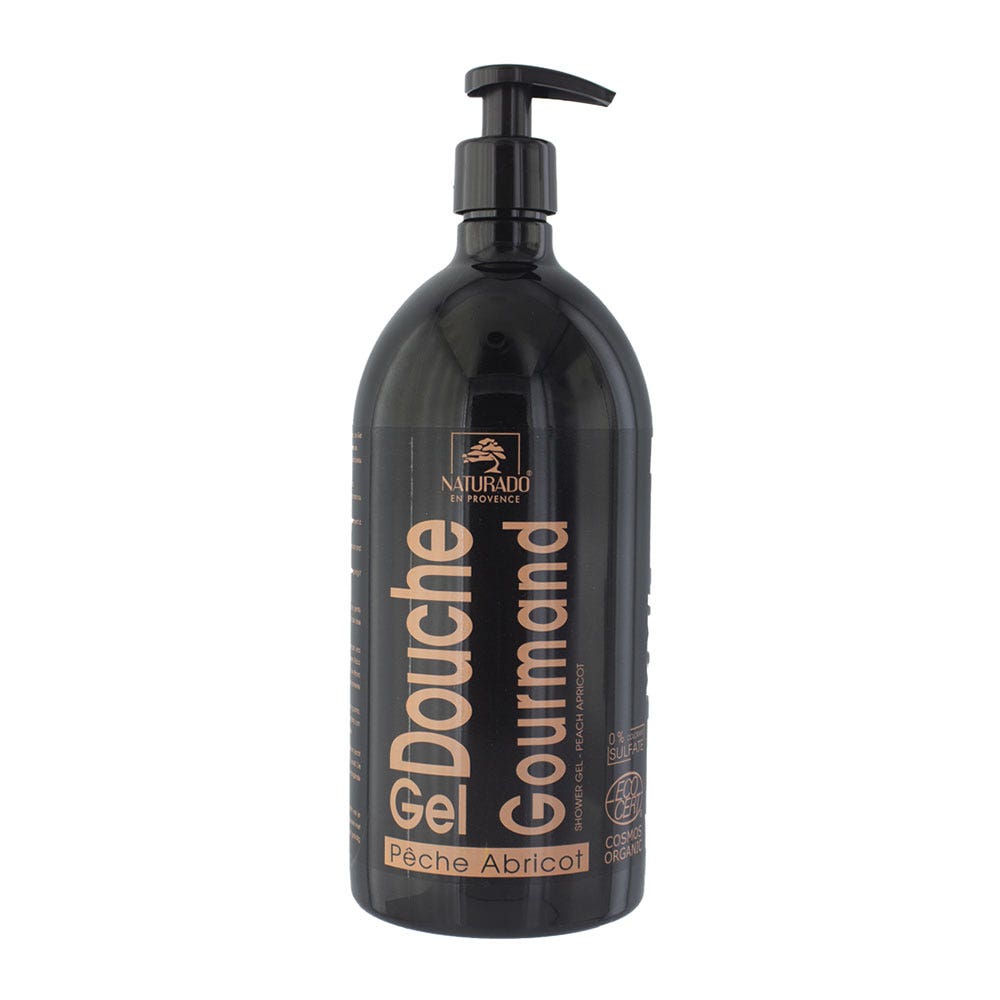 Naturado Gourmand Peche Abricot Organic Shower Gel 1l