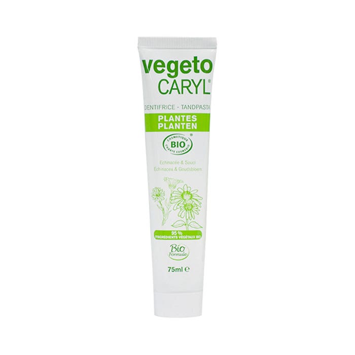 Organic Toothpaste With 7 Plants Vegetocaryl 75ml Vegeto Caryl