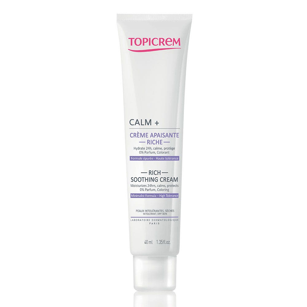 Topicrem Calm+ Rich Soothing Cream Calm+ Peaux Intolerantes Seches 40ml