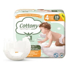 Cottony T4 Baby Nappies (7-18 Kg) x28