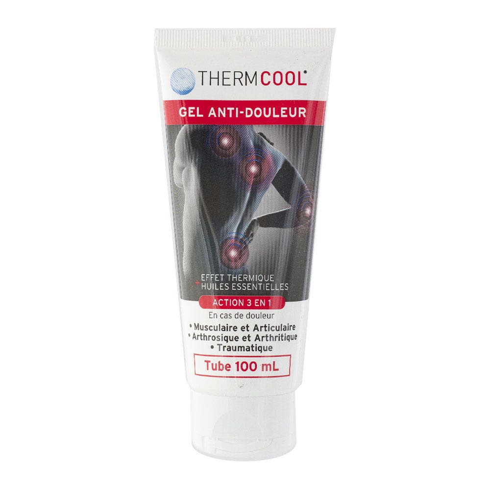Bausch&Lomb ThermCool&Hot Thermcool Anti Pain Gel Roll On Cold With Essential Oils 100ml