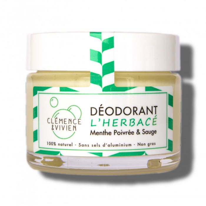 Natural cream deodorant with essential oils 50g Clemence&Vivien