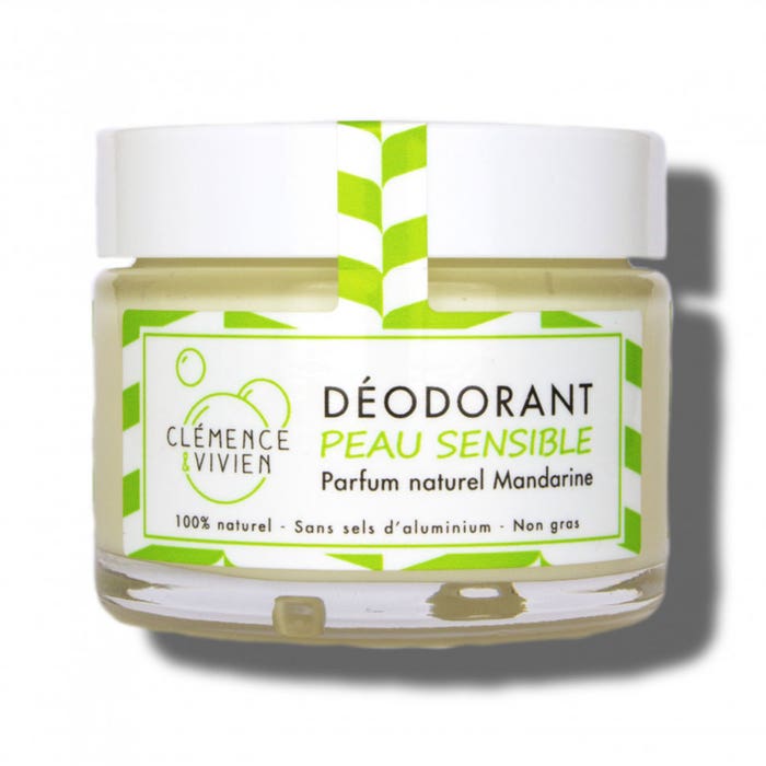 Natural cream deodorant sensitive skin 50g Clemence&Vivien