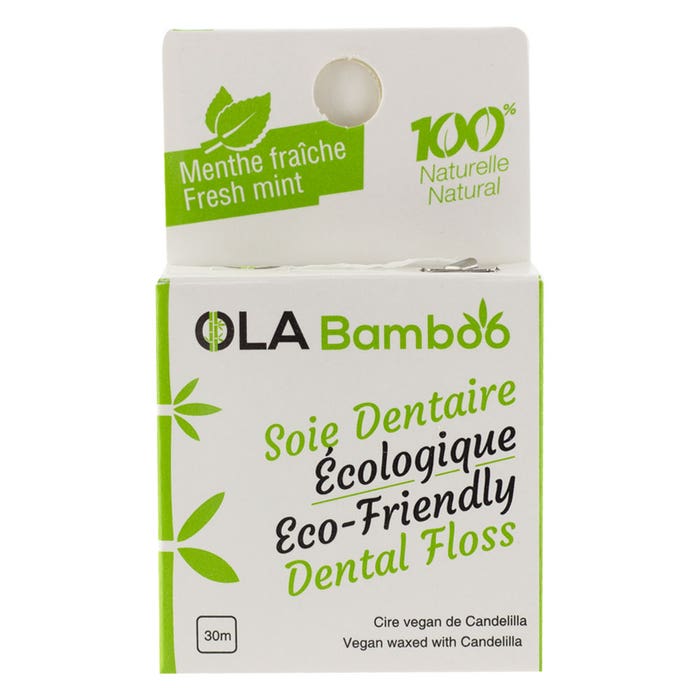 Ecological Dental Silk Fresh Mint 30m Ola Bamboo
