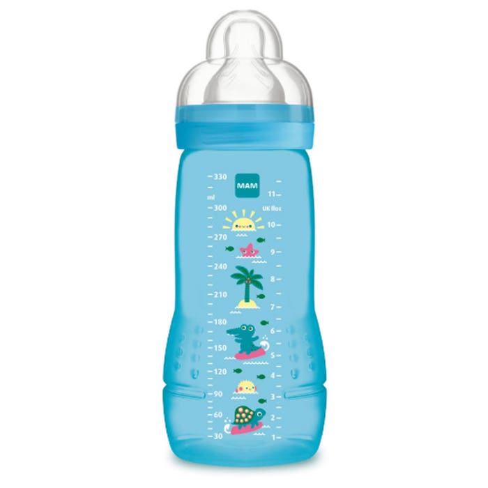 Mam Easy Active Easy Active Feeding-bottle 2nd Age Flow X From 4 Months 2ème Age Dès 4 Mois 330 ml