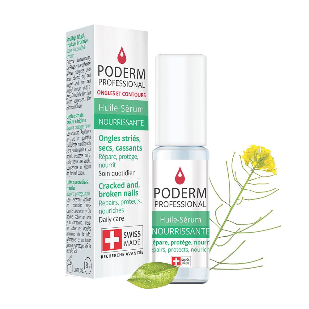 Poderm Nourishing Oil Serum Dry Cracked Nails 8ml