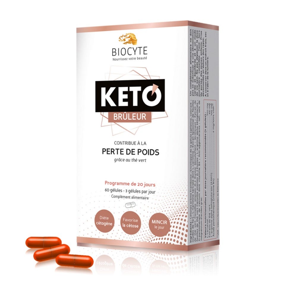 Biocyte Keto Keto Bruleur 60 Gelules 60 Gélules