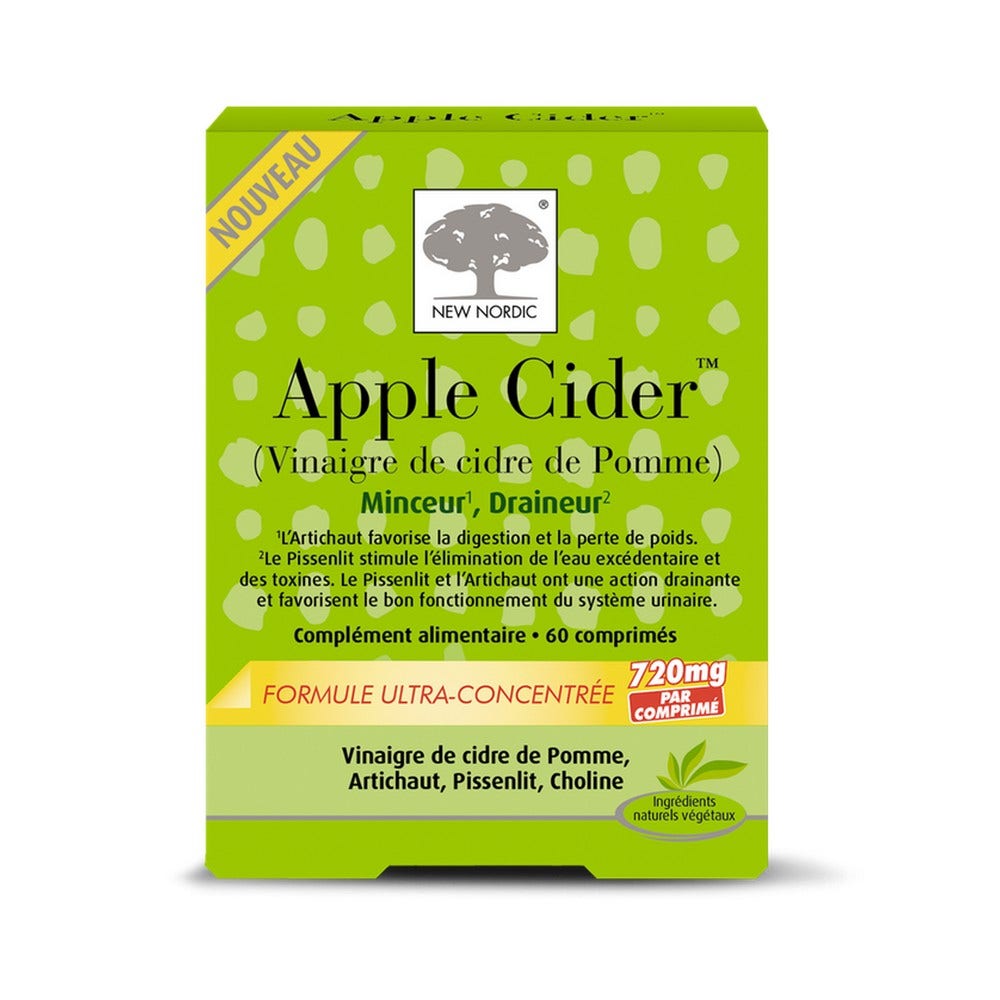 New Nordic Apple Cider 60 Tablets