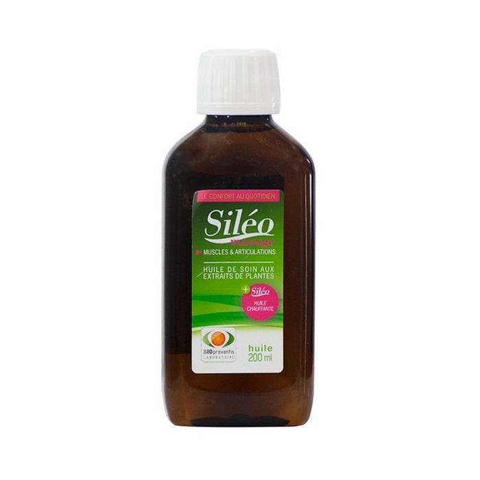 Biopreventis Warming Massage Oil 200ml Sileo
