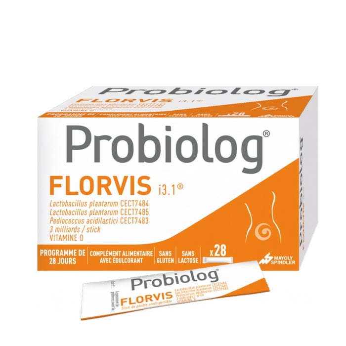 Probiolog Florvis X 28 Sticks 28 Sticks Probiolog Mayoly Spindler