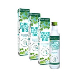 Santarome Bio Organic Pure Sap Birch 3x250ml