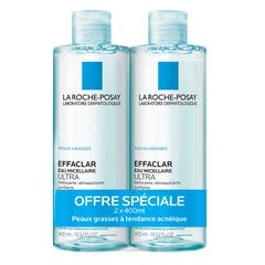 La Roche-Posay Effaclar Effaclar Purifying Micellar Water Oily Skin 2x400ml