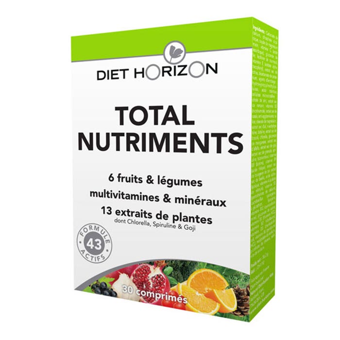 Total Nutrients 30 Tablets Diet Horizon