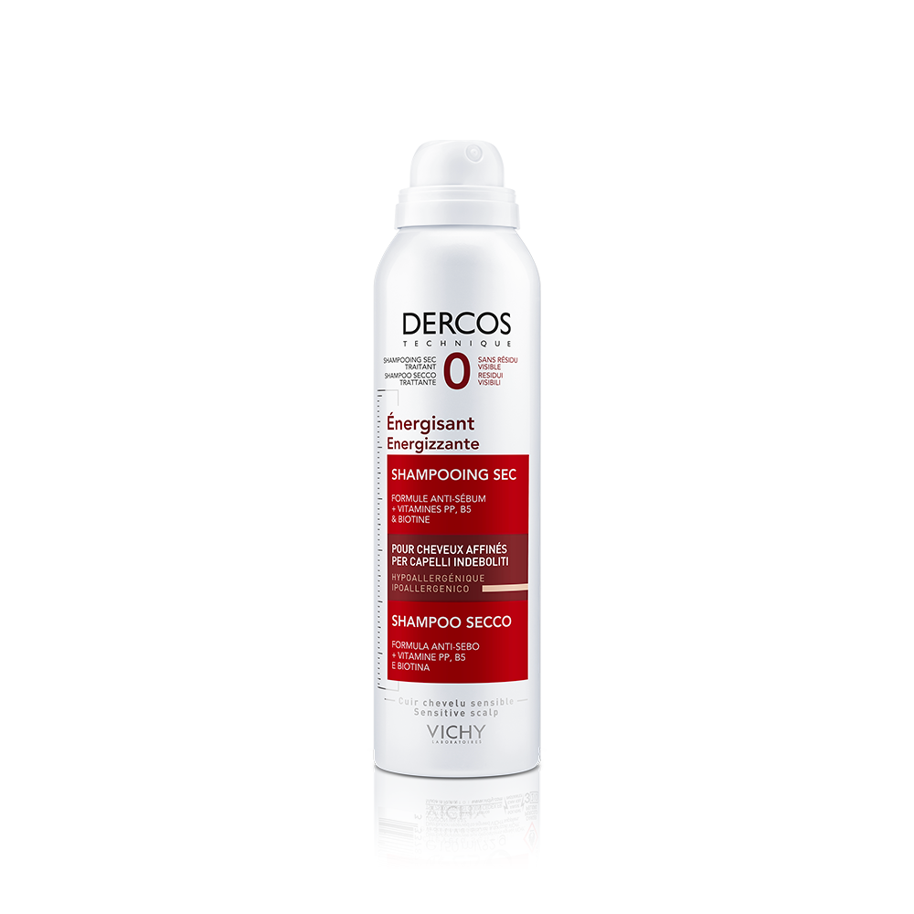 Vichy Dercos Energizing Dry Shampoo Treatment for Thin Hair 150ml
