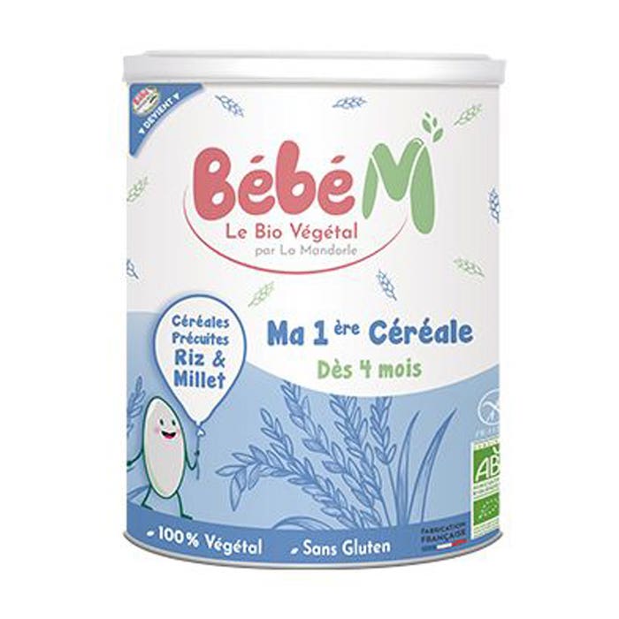 My First Organic Cereal 400g Bébé M From Months La Mandorle