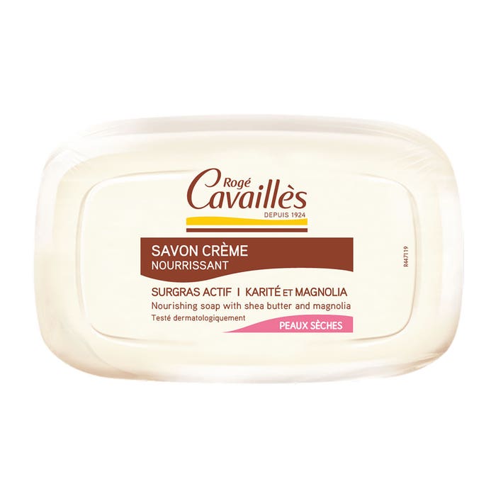 Shea Butter And Magnolia Cream Soap 115g Surgras Actif Rogé Cavaillès
