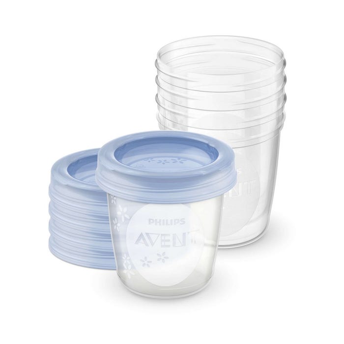 Mother's Milk Storage Jar X5 180ml Accessoires Avent