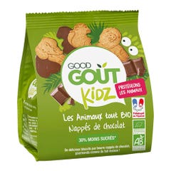 Good Gout Kidz Organic Chocolate Animal Biscuits For 3 Year Olds 120g