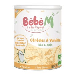 La Mandorle Bébé M Organic Cereals and Vanilla From 6 Months 400g