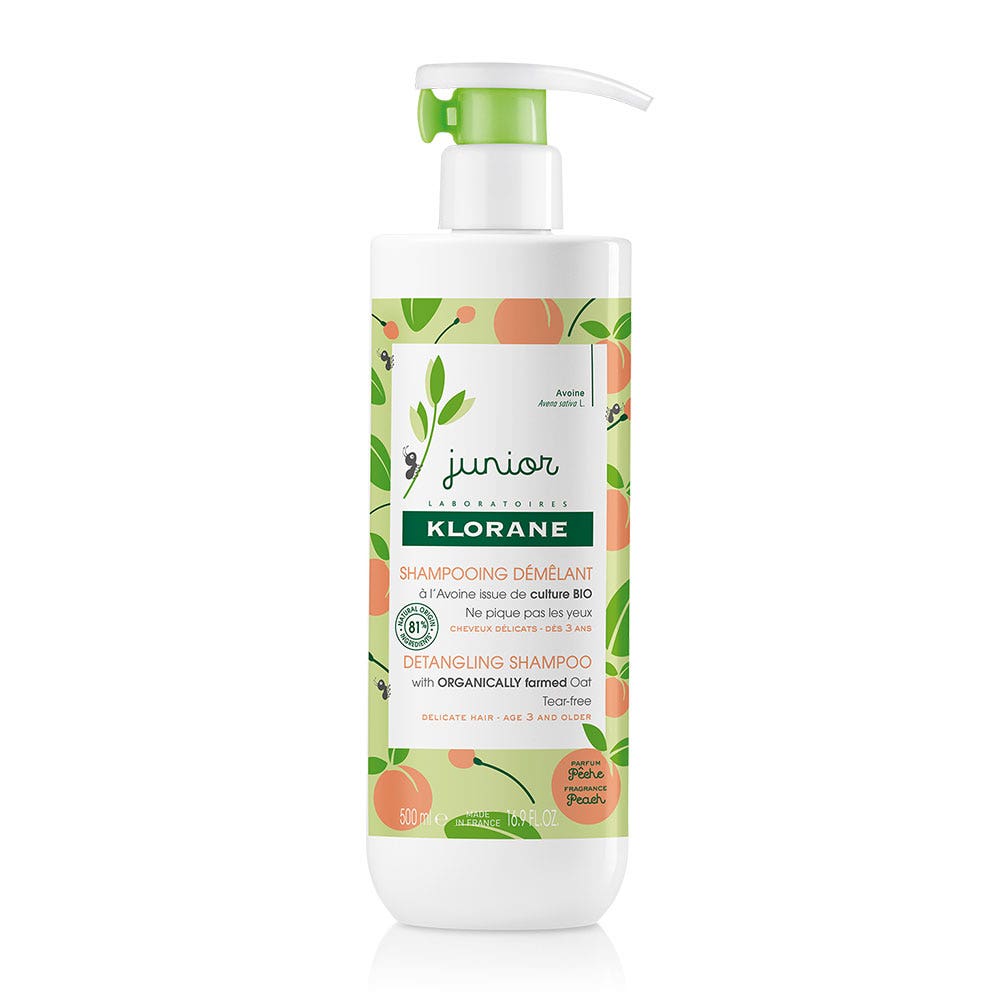 Klorane Junior Detangling Shampoo cheveux delicats 500ml