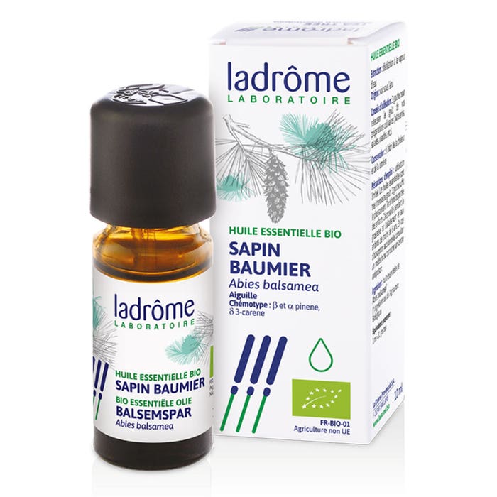 Ladrome Organic Balsam Fir Tree Essential Oil 10ml Ladrôme