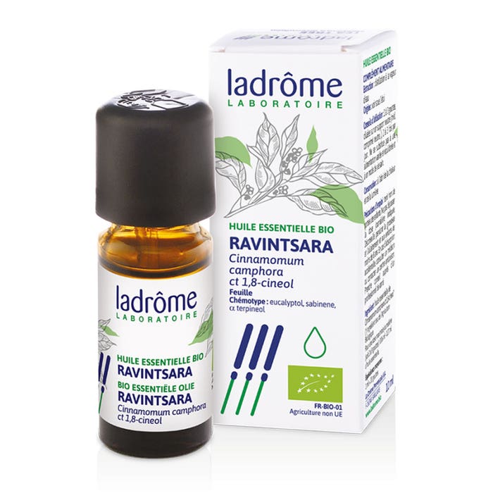 Ladrome Organic Ravintsara Essential Oil 10ml Ladrôme