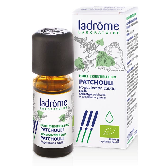 Ladrome Organic Patchouli Essential Oil 10ml Ladrôme