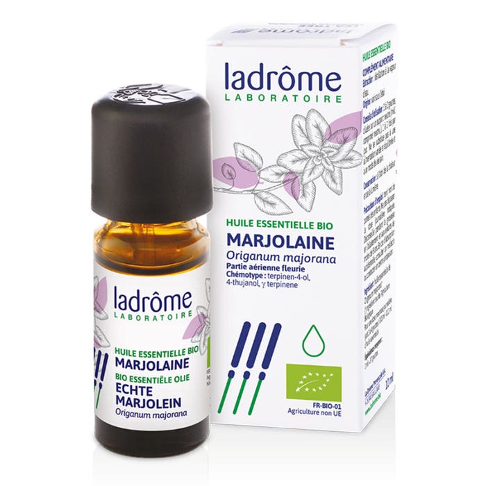 Ladrome Organic Marjoram Essential Oil 10ml Ladrôme