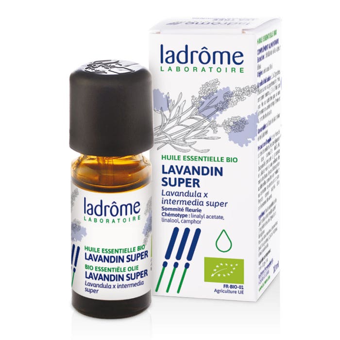 Ladrome Organic Super Lavendin Essential Oil 10ml Ladrôme