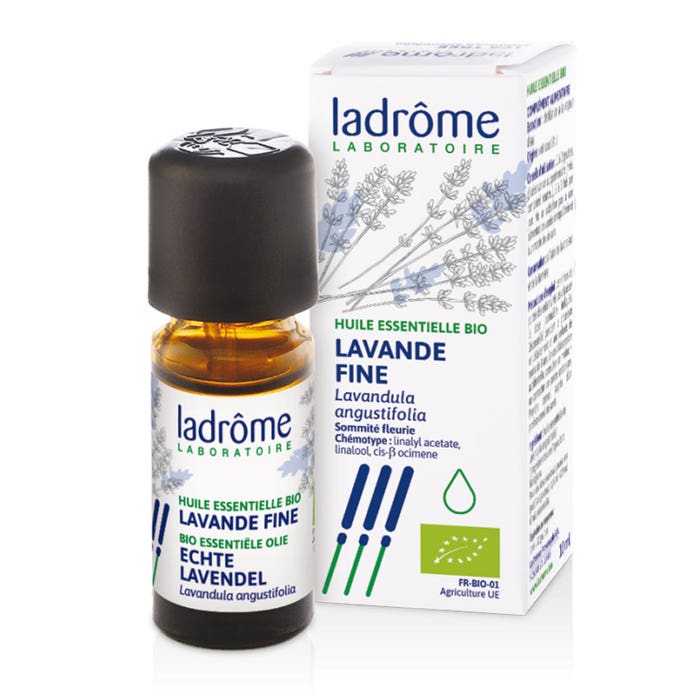 Organic Fine Lavender Essential Oil 10ml Ladrôme