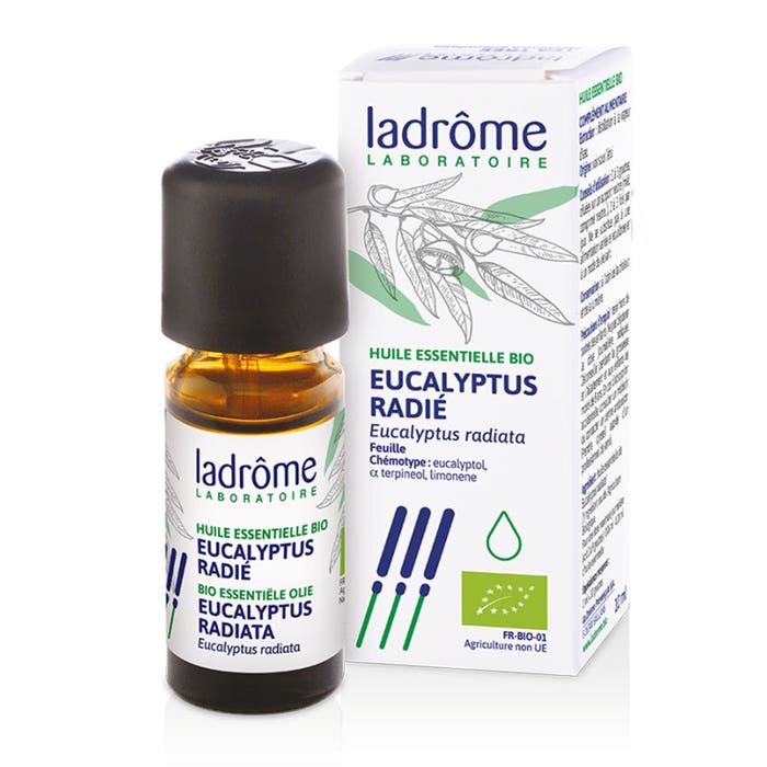Organic Eucalyptus Radiata Essential Oil 30ml Ladrôme