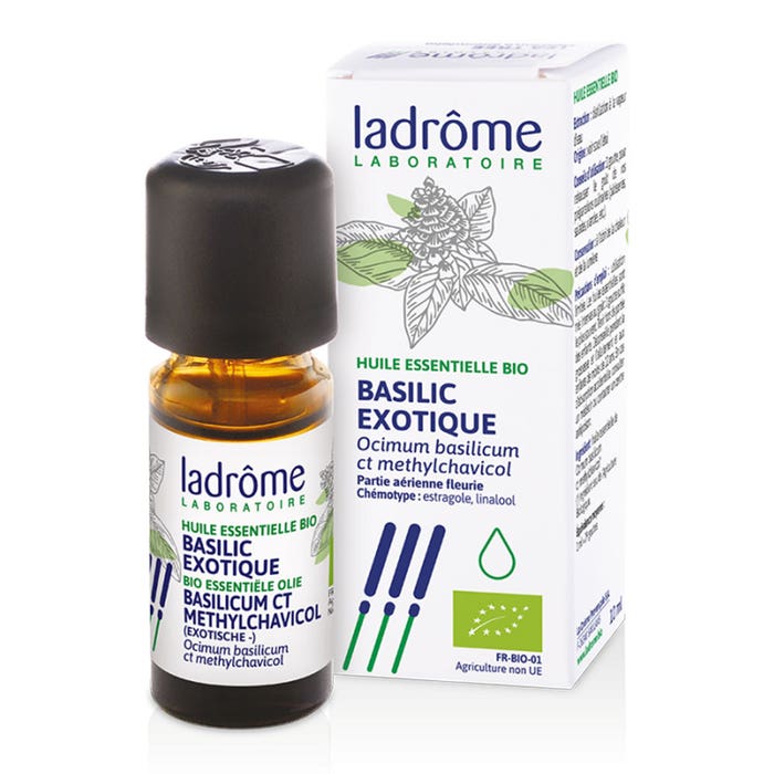 Organic Exotic Basle Essential Oil 10ml Ladrôme