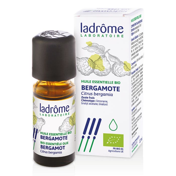Organic Bergamot Essential Oil 10ml Ladrôme