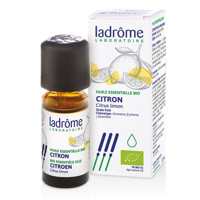 Organic Lemon Essential Oil 10ml Ladrôme