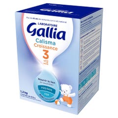 Gallia Growth Milk Powder 12 Months-3 Years Calisma 3 2x600g