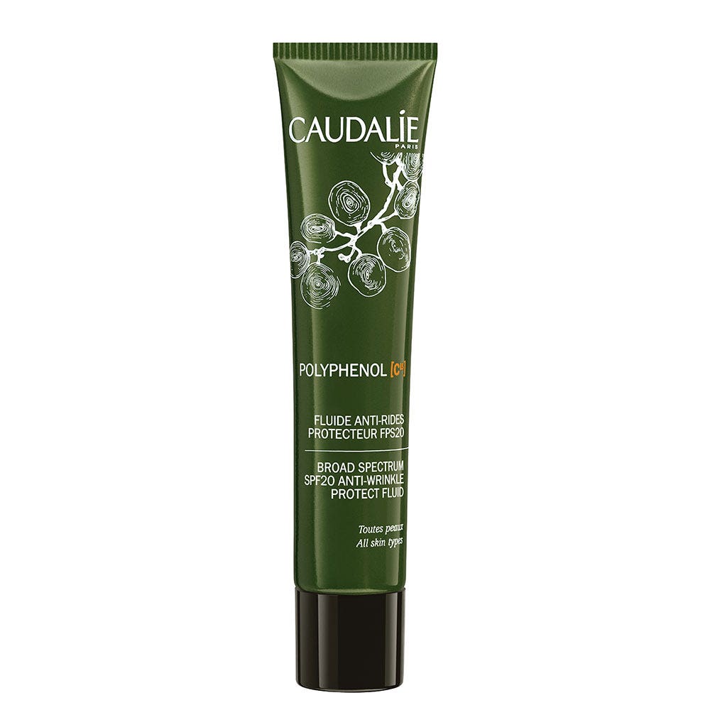 Caudalie Polyphenol C15 Broad Spectrum Spf20 Anti-wrinkle Protect Fluid 40ml