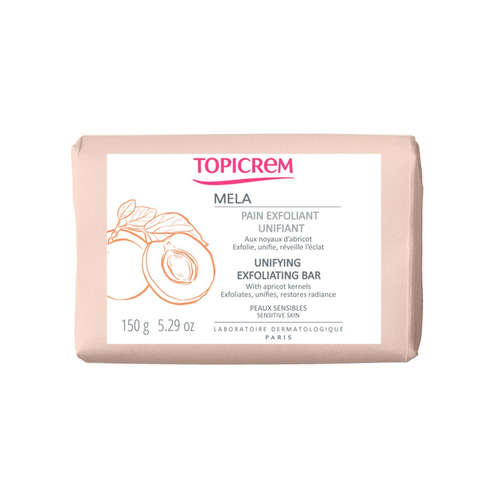 Topicrem Mela Unifying Exfoliating Soap Bar 150g