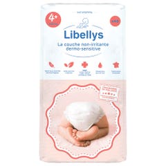 Libellys Dermo-sensitive non-irritating nappies Size 4+ From 9 to 20Kg x46
