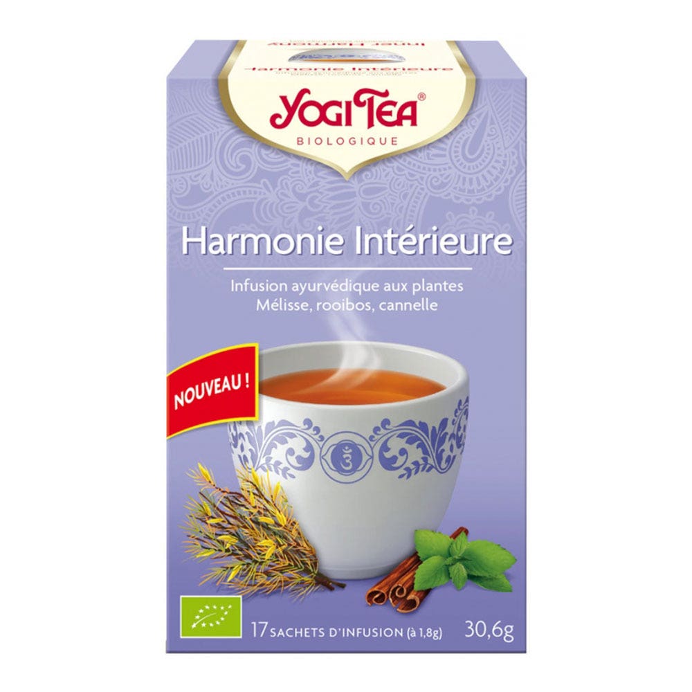 Yogi Tea Organic Herbal Teas Harmonie Intérieure 17 bags