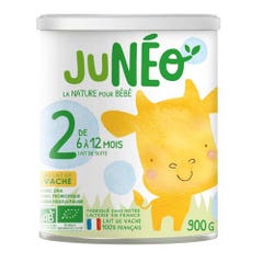 Juneo 2nd age follow-on milk with Bioes cow's milk From 6 to 12 months 900g