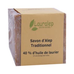 Lauralep Traditional Aleppo Soap 40% Laurel oil 200g