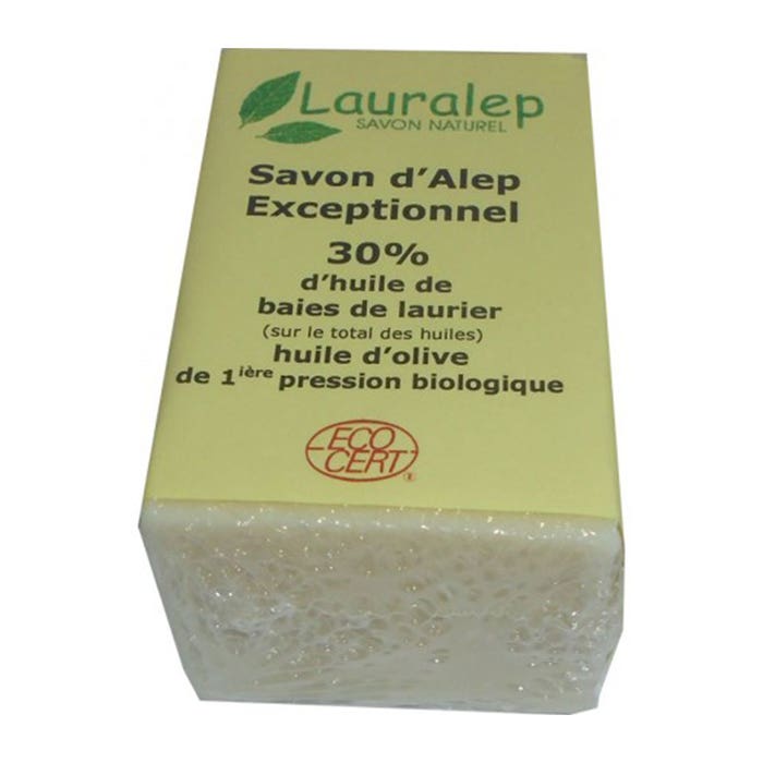 Exceptional Aleppo Soaps 30% (in French) 150g Lauralep