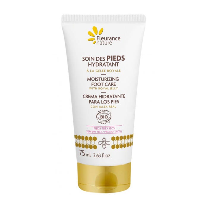 HYDRATING FOOT CARE WITH ORGANIC ROYAL JELLY 75ml Fleurance Nature
