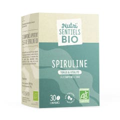 Nutrisante Nutri'sentiels Organic Spirulina Tonus &amp; vitality 30 tablets
