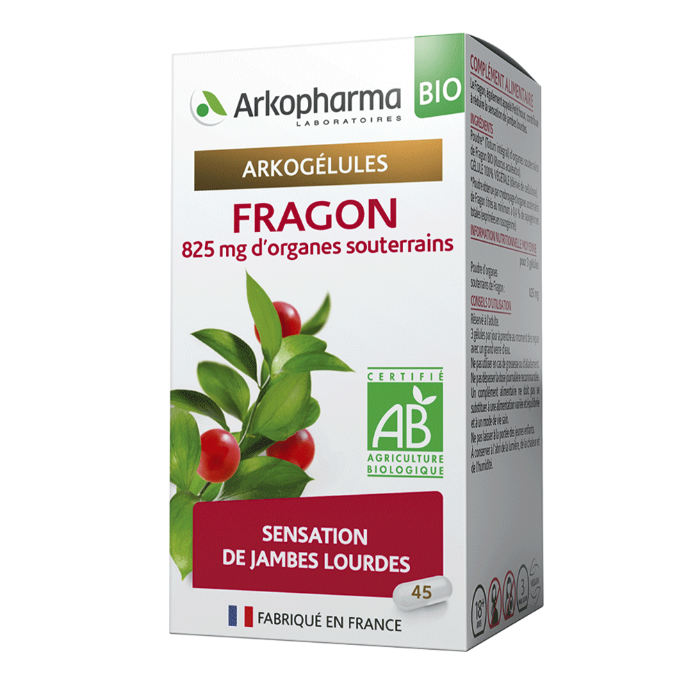 Arkopharma Arkocapsules Organic Butcher's Broom 45 capsules